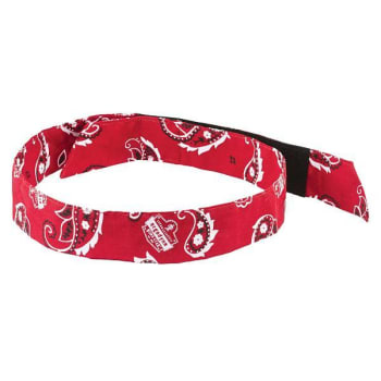 Image for Ergodyne 6705 Red Western Cooling Bandana Headband Polymers Hl Case Of 24 from HD Supply