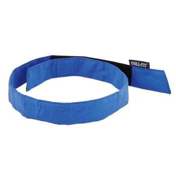 Ergodyne 6705 Solid Blue Cooling Bandana Headband Polymers Hl Case Of 24