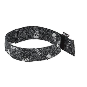 Ergodyne 6705 Skulls Cooling Bandana Headband Polymers Hl Case Of 24