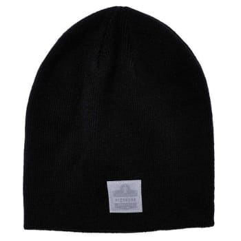 Ergodyne 6812 Black Rib Knit Winter Hat Case Of 6