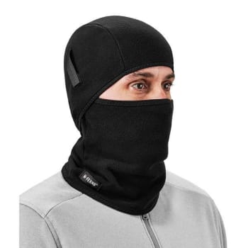 Image for Ergodyne 6826 Black Balaclava Face Mask 2-Pc Fleece Top Case Of 12 from HD Supply