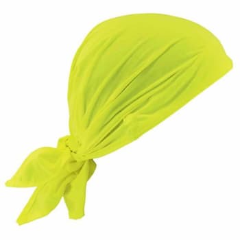 Image for Ergodyne 6710ct Lime Cooling Bandana Triangle Hat Pva Tie Case Of 6 from HD Supply