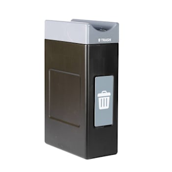 Image for Commercial Zone® Avante™ Trash Container, 30-Gallon Narrow Unit Open Top, Liner Included from HD Supply