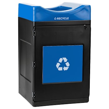 Image for Commercial Zone® Avante™ Recycle Container, 55-Gallon Open Top Unit, Liner Included from HD Supply