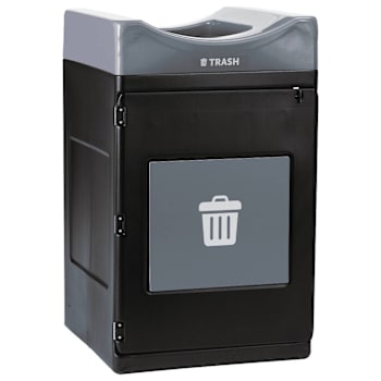 Image for Commercial Zone® Avante™ Trash Container, 55-Gallon Open Top Unit, Liner Included from HD Supply