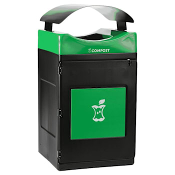 Image for Commercial Zone® Avante™ Compost Container, 55-Gallon Unit W/Canopy Lid, Liner Included from HD Supply