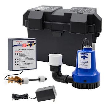 Image for PRO Series Pumps 1000 Gph Battery Backup Sump Pump System from HD Supply
