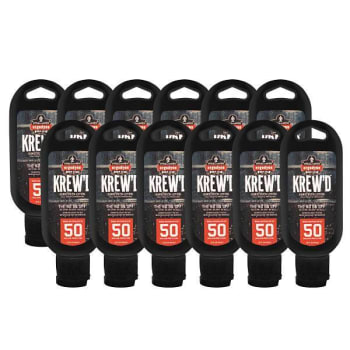 Ergodyne 6352 1.5oz - Spf 50 Sunscreen Lotion Package Of 12