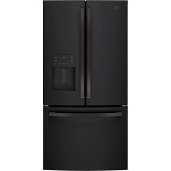 Image for GE ENERGY STAR 25.7 Cu. Ft. French Door Refrigerator With Ice Maker, Black Slate, ADA from HD Supply