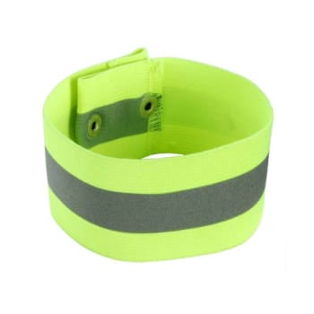 Ergodyne 8001 S/M Lime Hi-Vis Arm Leg Band - Snap Closure Case Of 12