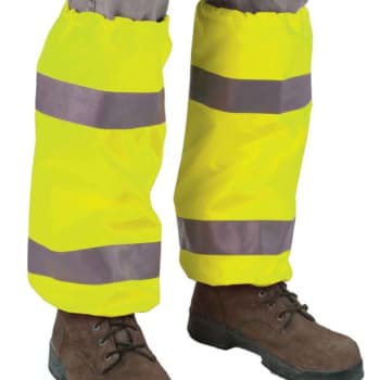 Ergodyne 8008 Lime Class E Hi-Vis Leg Gaiters Case Of 6