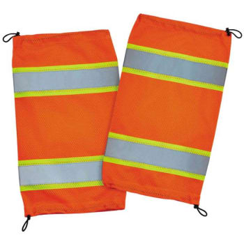 Image for Ergodyne 8009 Orange Class E Two-Tone Mesh Leg Gaiters Case Of 6 from HD Supply