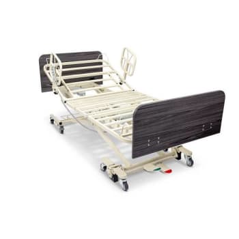 Medacure® Ulb7/30 Versatile Low Bed 36"W X 80-88"L 500lb Coastal Grey Bed Ends