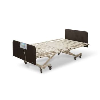 Medacure® Lincoln Bariatric Bed 36-48"W X 80-88"L 750lb Cherry Bed Ends