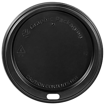 Image for Graphic Packaging Black Sipper Lid Marriott Case Of 1200 from HD Supply