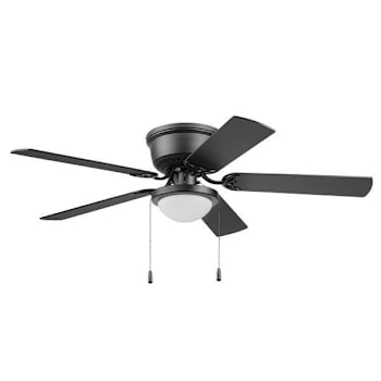 Image for Generic Private Brand Leighton 52" Hugger Ceiling Fan, Matte Black from HD Supply