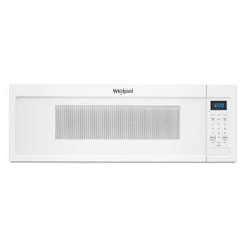 Image for Whirlpool 1.1 Cu.ft. Low Profile Over The Range Convertible Vent Microwave Hood Combination, White from HD Supply