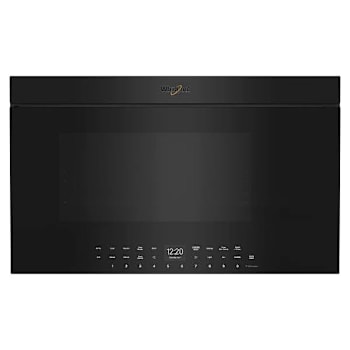 Image for Whirlpool 1.1 Cu.ft. Over The Range Convertible Vent Microwave, Air Fry, Flush Design, Black from HD Supply