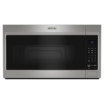 Maytag 1.7 Cu.ft. Over The Range Convertible Vent Microwave, Non Stick Interior Coating, Stainless Steel
