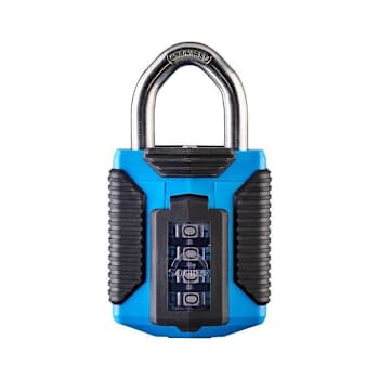 Squire Locks Marine All Terrain Combination Padlock, 4 Wheel, Open Shackle