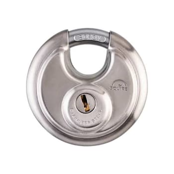 Image for Squire Locks Disc Style Padlock, Stainless Steel, 70mm, Keyed Alike from HD Supply