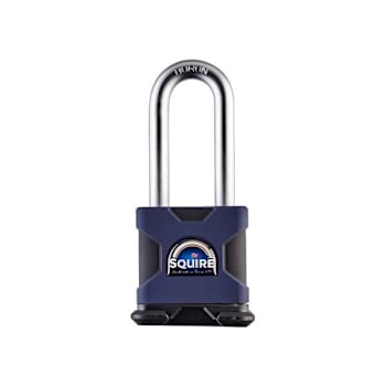 Squire Locks Stronghold Premium Padlock, Boron Steel, Open Shackle, Keyed Alike