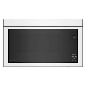 KitchenAid 1.1 Cu. Ft. Over-The-Range Convertible Microwave, Flush Built-In Design, White