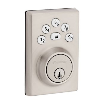 Kwikset 240 Powerbolt Satin Nickel Electronic Deadbolt