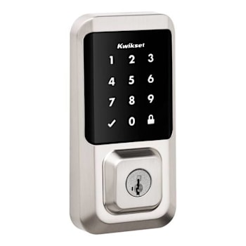 Kwikset Halo™ Touchscreen Wi-Fi Enabled Smart Lock, Satin Nickel