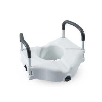 Medacure Raised Toilet Seat With Arms And Lock