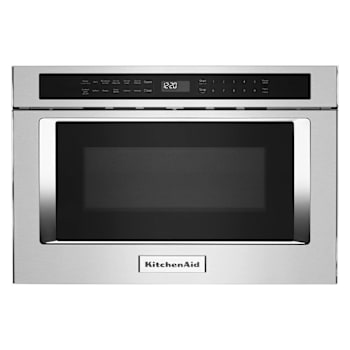 KitchenAid 1.2 Cu. Ft. Under-Counter Microwave Oven Drawer With Auto Touch, Stainless Steel