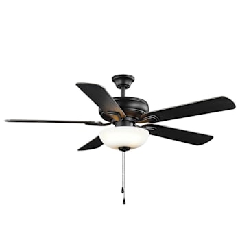 Seasons® Rexburg II 52" LED Ceiling Fan, Indoor, Matte Black