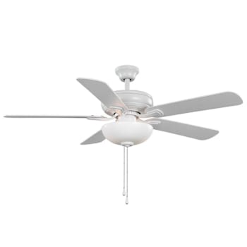 Seasons® Rexburg II 52" LED Ceiling Fan, Indoor, Matte White