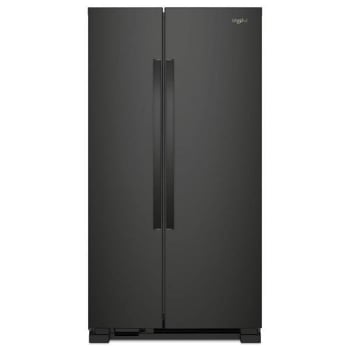 Whirlpool 25 Cu. Ft. 36 In. W Side By Side Refrigerator, Black