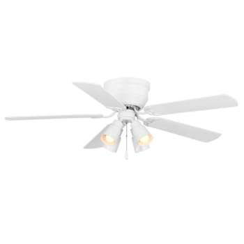 Seasons® Montara 52" LED Ceiling Fan, Hugger, Indoor, Matte White