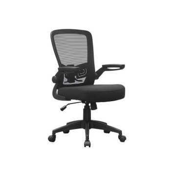 Image for Boss Office Products Deluxe Mesh Back Ergronomic Task Chair Black Frame/Fabric from HD Supply