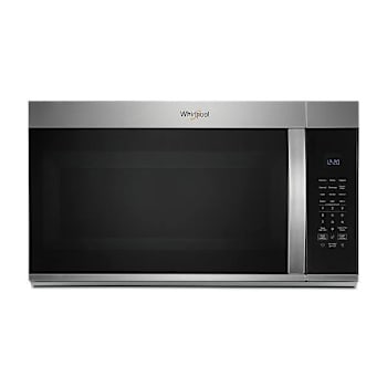 Whirlpool 1.9 Cu. Ft. Over The Range Recirculating Vent Microwave With Sensor Cooking, Stainless Steel