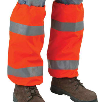 Ergodyne 8008 Orange Class E Hi-Vis Leg Gaiters Case Of 6