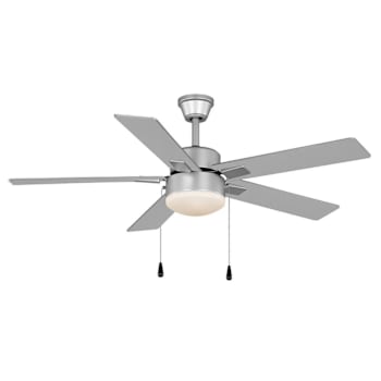 Seasons® Ozark 52" Ceiling Fan, Indoor/Outdoor, Silver