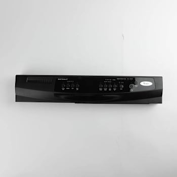 Whirlpool Replacement Black Control Panel For Dishwasher, Part # Wp3385734