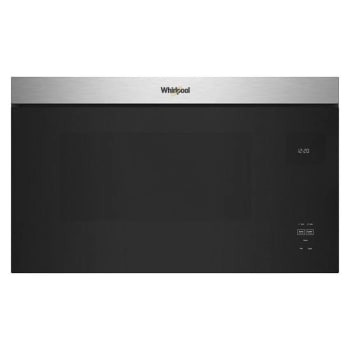 Whirlpool 1.1 Cu. Ft. Over The Range Microwave, Turntable Free, Stainless Steel, 1000w