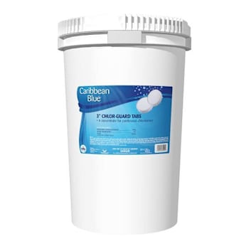 Caribbean Blue 3" Chlor-Guard Tabs, 50 Lb.
