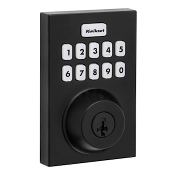Image for Kwikset Home Connect 620 Keypad Connected Smart Lock With Z-Wave, Matte Black from HD Supply