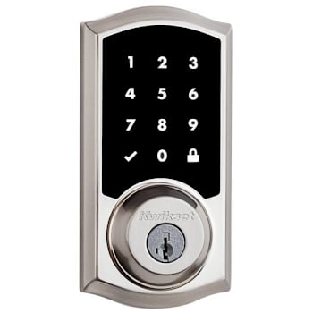 Image for Kwikset Smartcode™ 916 Electronic Deadbolt With Zigbee, Satin Nickel from HD Supply