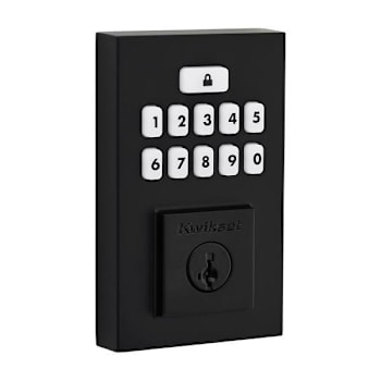 Image for Kwikset Smartcode™ 260 Contemporary Electronic Deadbolt, Matte Black from HD Supply