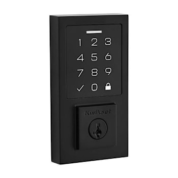 Image for Kwikset Smartcode™ 270 Contemporary Electronic Deadbolt, Matte Black from HD Supply