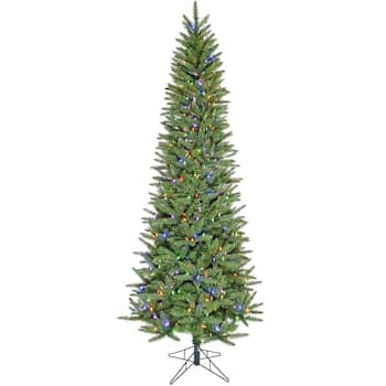 Image for Fraser Hill Farm 9' Winter Falls Slim Christmas Tree With Color Change LED Light from HD Supply