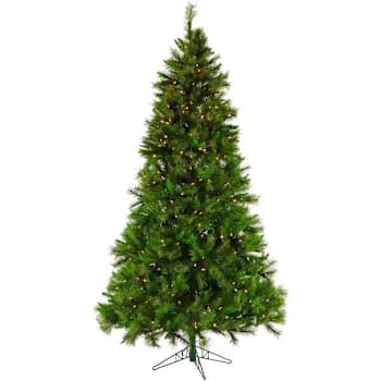 Fraser Hill Farm 7.5' Canyon Pine Christmas Tree With Clear Incandescent Lights