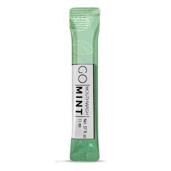 Go Mouthwash Smooth Mint Flavor Travel Size Packets Case Of 250