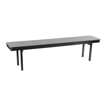 Image for National Public Seating 15"X96" Max Seating Folding Bench, Mdf Core, Grey from HD Supply